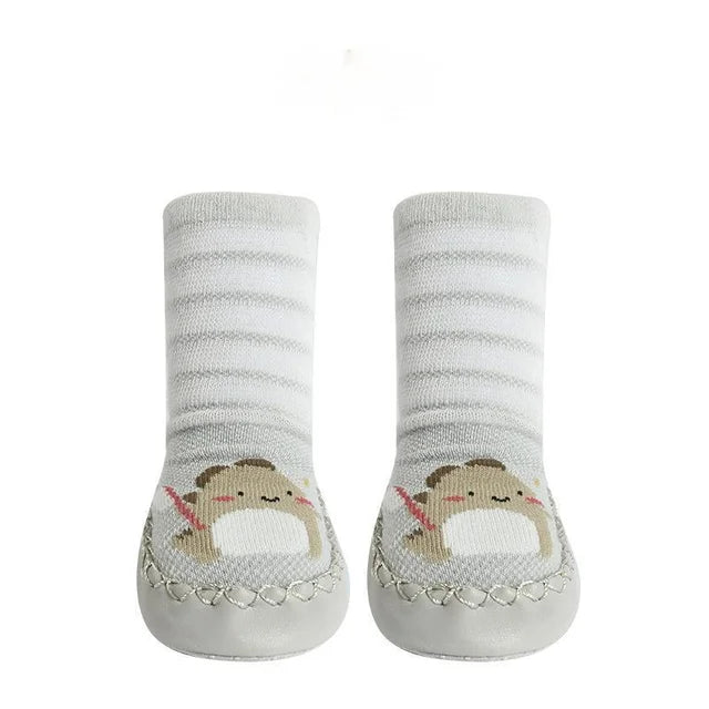 Toddler Non-slip Socks™ - Steps in Style - Calcetines con suela y estampado animal