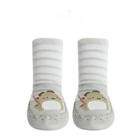 Thumbnail for Toddler Non-slip Socks™ - Steps in Style - Calcetines con suela y estampado animal