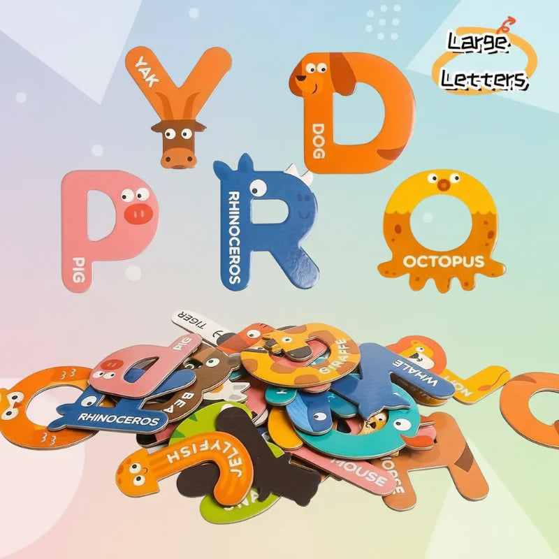 Magnetic Alphabet – Aprender y jugar – Set de letras imantadas