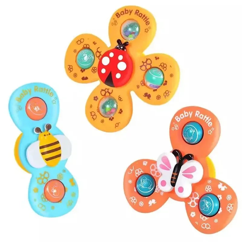 Bath Spinner Set™ - En el baño o en el coche - Suction Snack Spinners