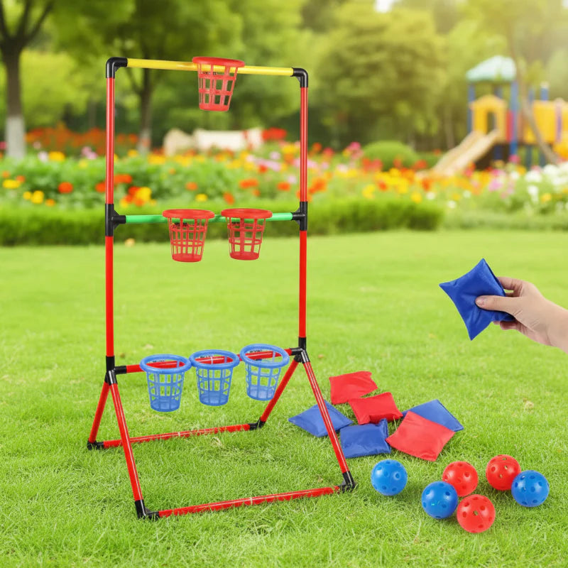 Sandbag Toss Game – Interactivo y al aire libre – Set de juego con bolsas de semillas
