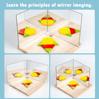 Thumbnail for Reflection Play™ – Reflejar y aprender – Puzzle de bloques con espejo