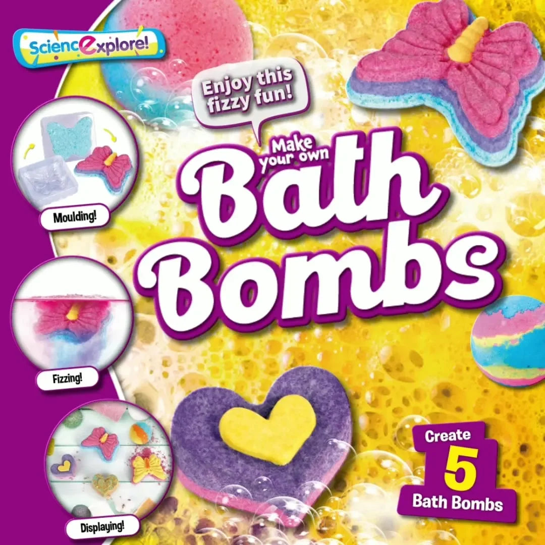 BathBombs – Colorido y educativo: kit para hacer bolas efervescentes de baño