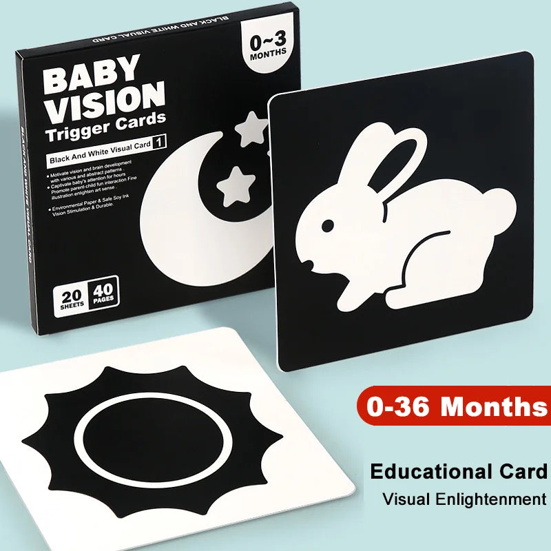 Baby Vision™ – Momento Kijkpret - Tarjetas de activación para bebés