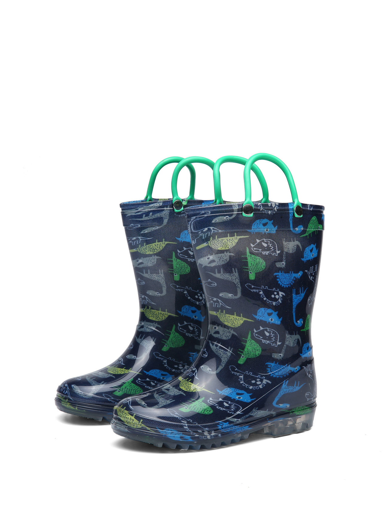 RainySteps – Fáciles y resistentes al agua: botas de lluvia con estampado y lazo.