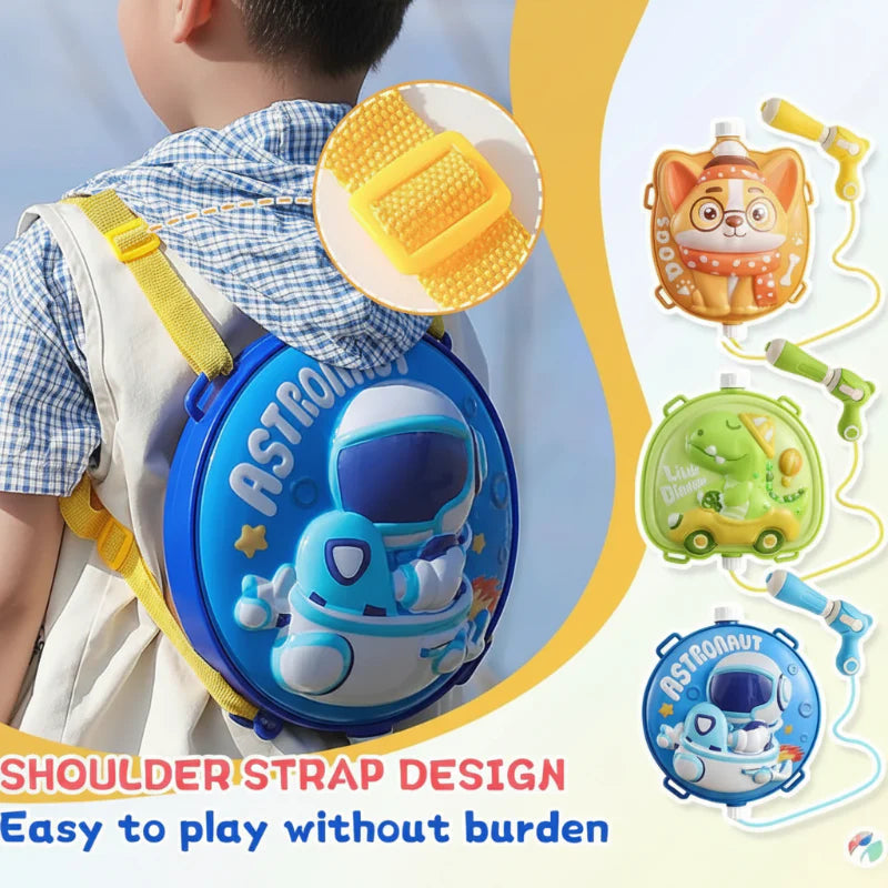 Kids Water Blaster – Divertido y práctico: mochila con pistola de agua