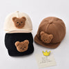 Mini Fashion - Duro y adorable: gorra infantil de pana con osito