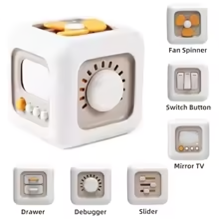 Cube Senses Toy™ - Triángulo de aprendizaje y diversión - Juguetes Cube Senses