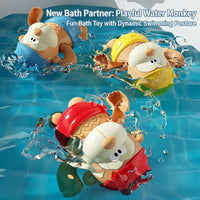 Thumbnail for Clockwork Monkey Toy – Diversión y juegos acuáticos – Juguete de baño de cuerda