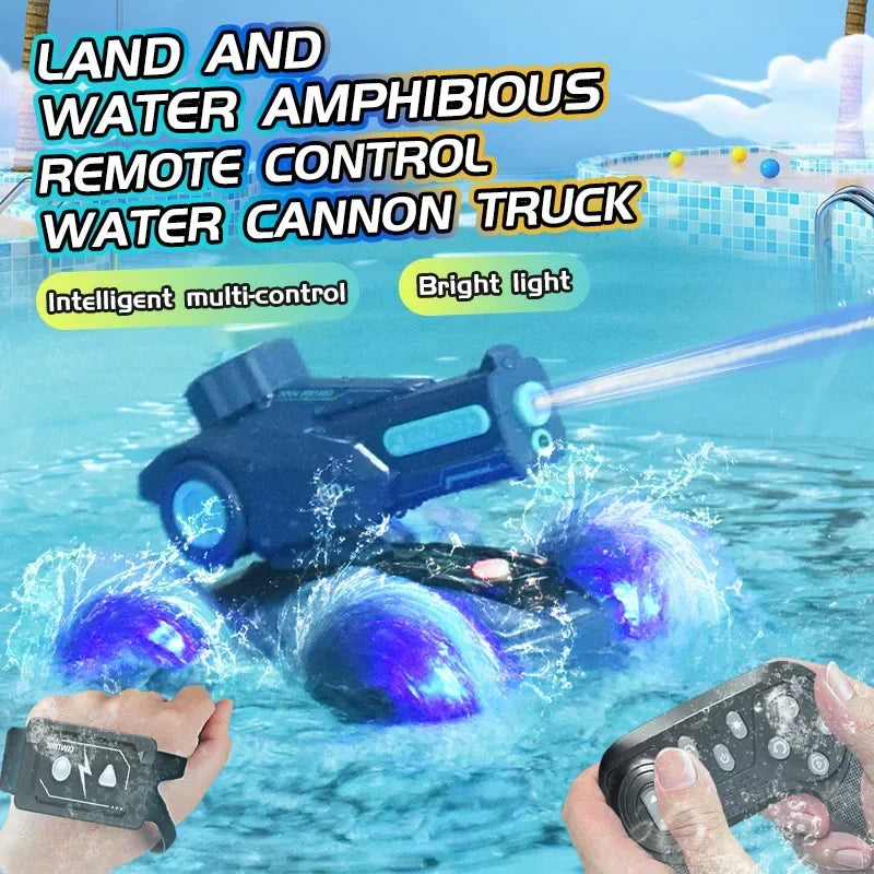 Aqua Racer™ – Doble tan duro – Coche de carreras RC anfibio