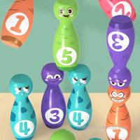 Thumbnail for Bowling Game Set - Colorido y divertido: juego de bolos de juguete