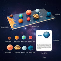 Thumbnail for Wooden Solar System – Educativo y divertido: juego de planetas