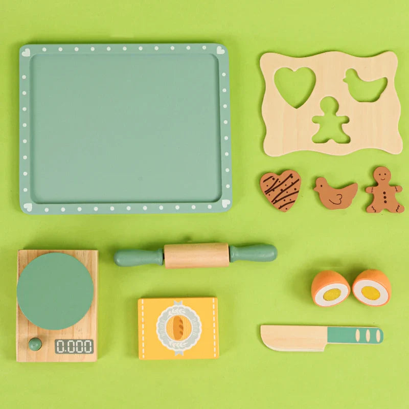 Woods™ - Fomenta la creatividad y las habilidades - Juego de cocina de madera