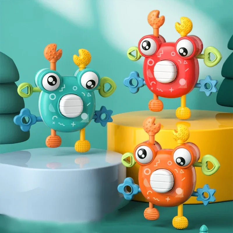 Crab Pull Toy™ – Diversión de agarrar y tirar – Juguete de dentición sensorial Cangrejo