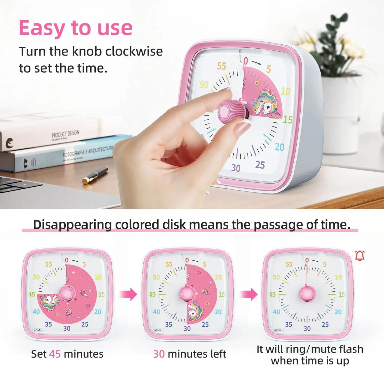 Visual Timer – Colorido y tranquilo – Temporizador infantil