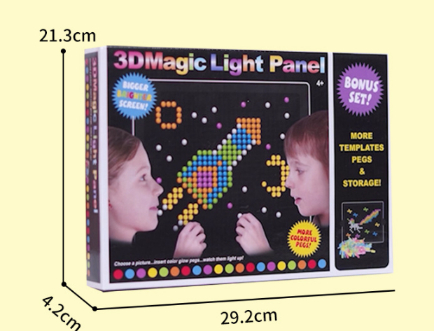 Light Game™ - Construye tu mundo mágico - Panel para crear diseños con luz