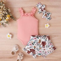Thumbnail for Baby Girl Summer Outfit – Bonito y ligero – Conjunto de ropa para bebé