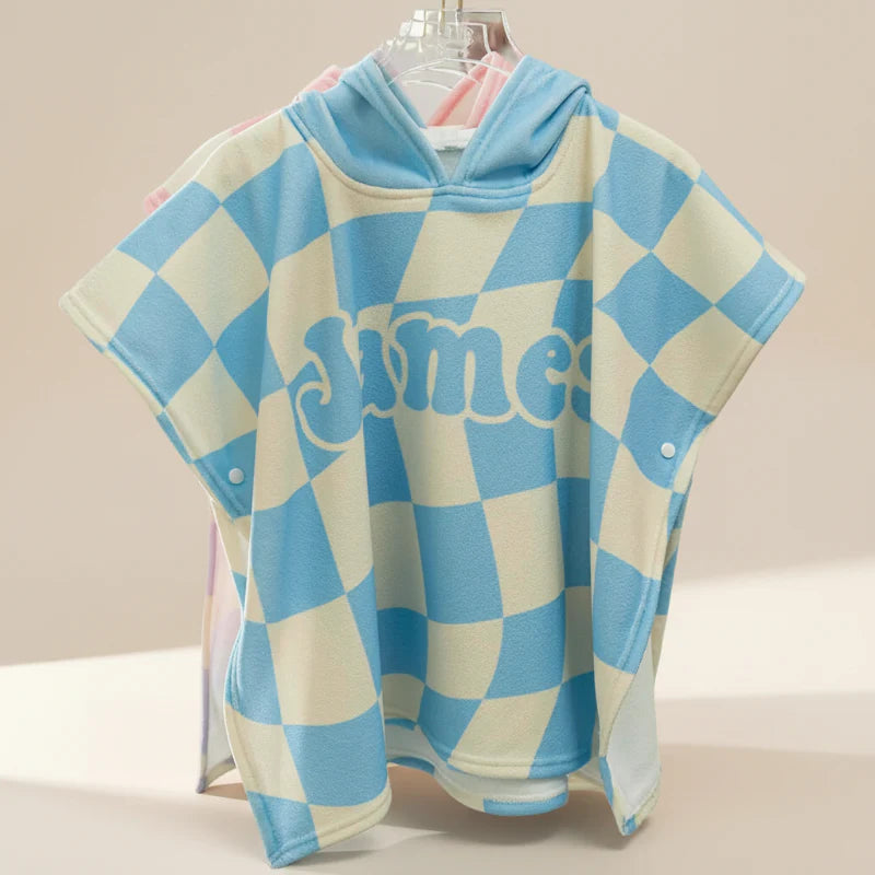 Personalized Hooded Towel – Suave y única: bata de baño infantil personalizada