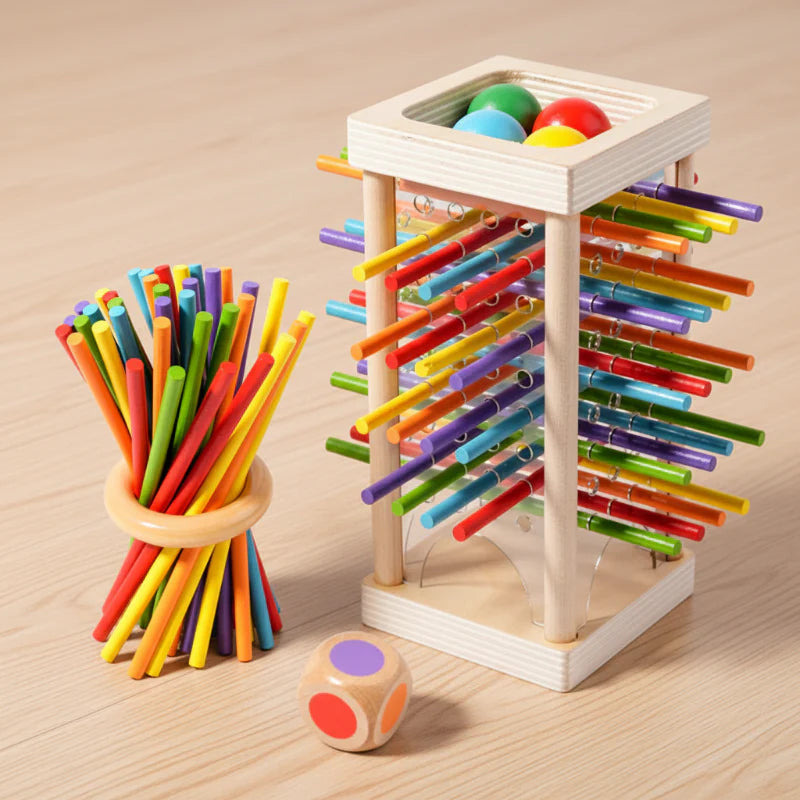 Wooden Stick Battle Game – Razonamiento e Interacción – Juego de mesa estratégico
