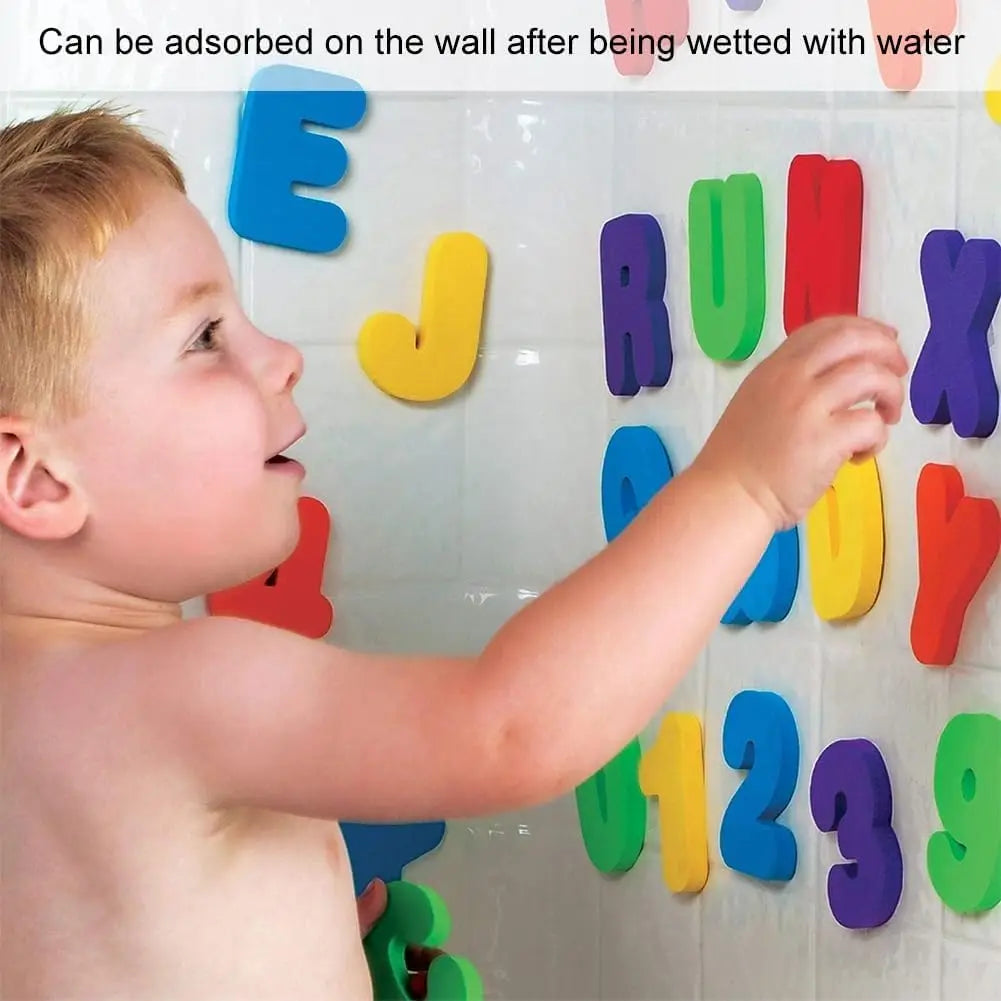 Colorful Bathing Letters™ - Educativo y divertido - Letras de baño de colores