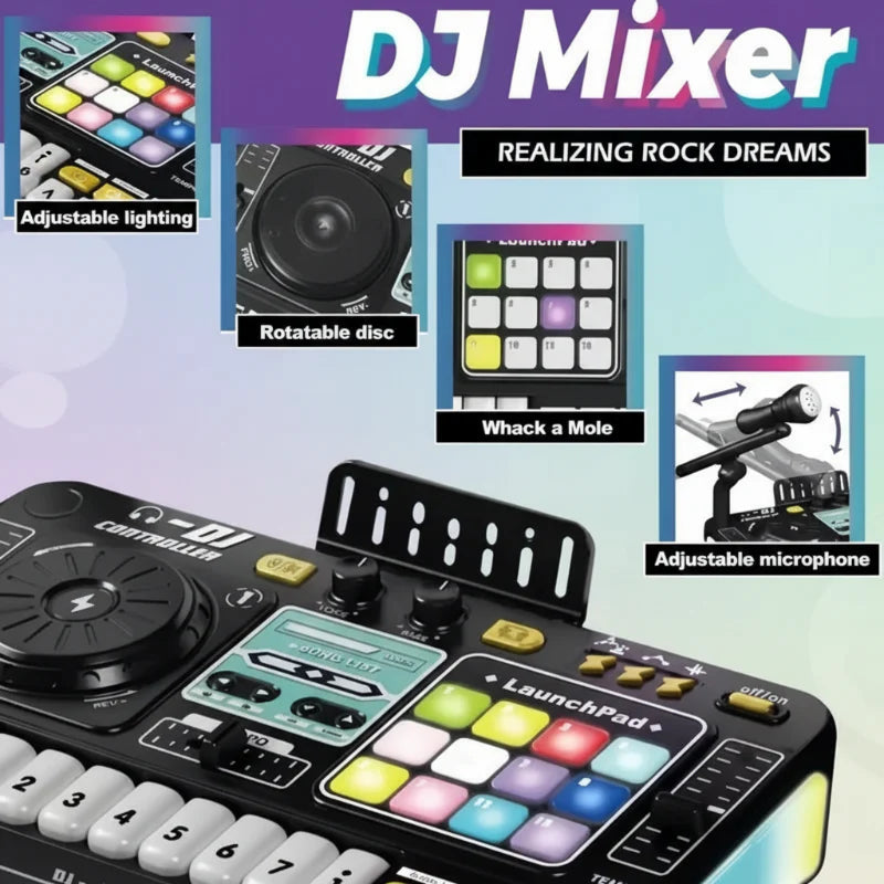 MiniDJ – Musical e interactivo: mezclador DJ de juguete