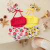 Mini Fashion™ - Bikini con flecos y diadema para el cabello