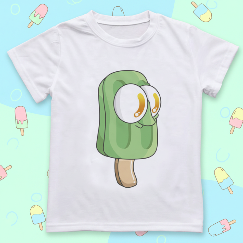 Boys & Girls Summer Tee – Cómoda y divertida: camiseta infantil con un estampado alegre