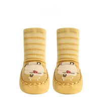 Thumbnail for Toddler Non-slip Socks™ - Steps in Style - Calcetines con suela y estampado animal