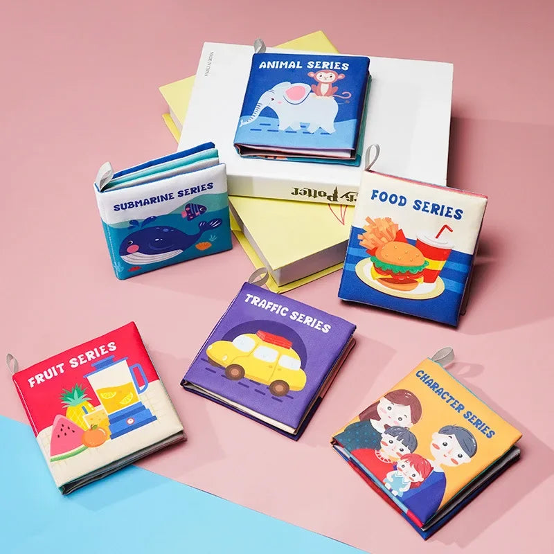 Crinkle Book™ – Diversión Knisper – Libro ilustrado de tela
