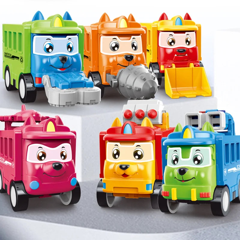 Mini Transformer™ – Empujar y girar - Jugar al vehículo