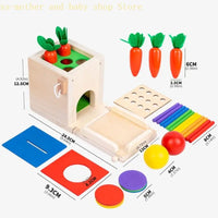 Thumbnail for Smart Carrots –  Colores y formas - Juguetes de madera para clasificar