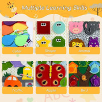 Thumbnail for Sensory Toddler Book™ – Siente y descubre - Libro sensorial de fieltro