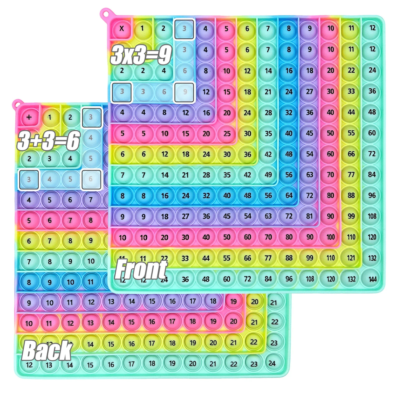 Multicolor Fidget Board™ - Mejorar las habilidades numéricas - Tablero Reken Fidget