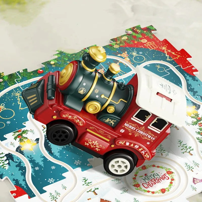 DIY Xmas Train Track™ - Construye tu propio país de las maravillas navideñas - Puzzle Tren de Navidad