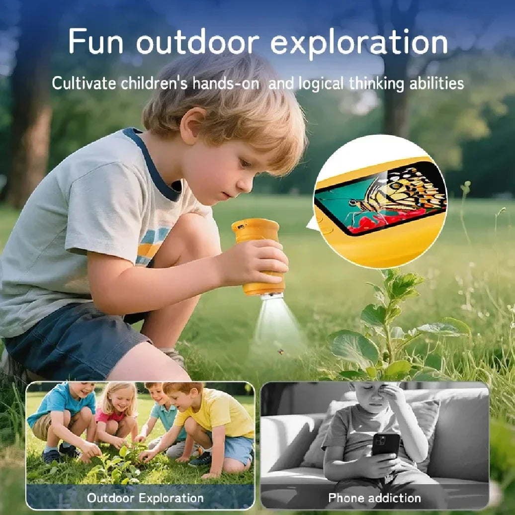 TinyExplorer: inteligente e interactivo, microscopio portátil