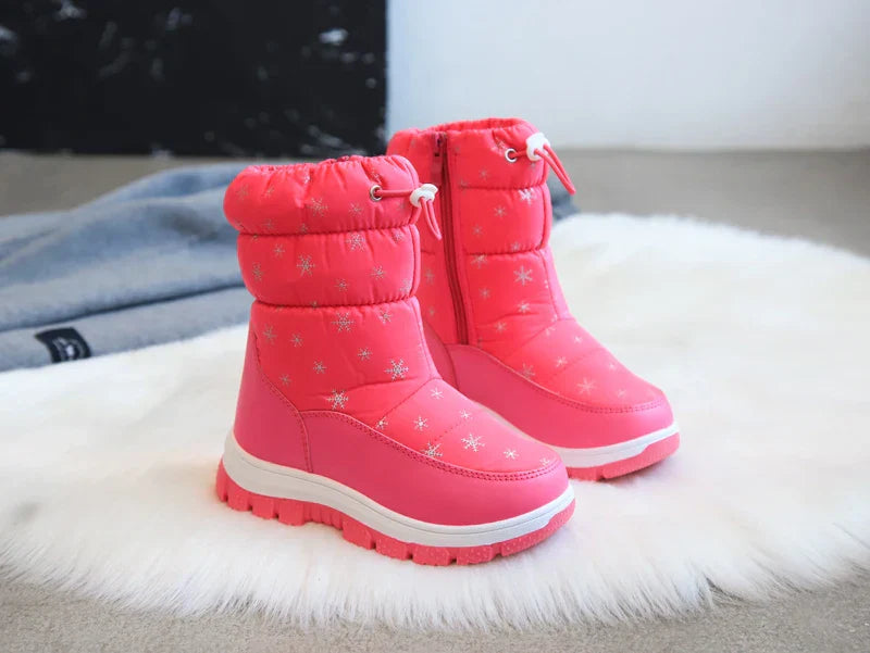 Mini Fashion™ - Cálidas e impermeables - Botas de nieve con estrellas