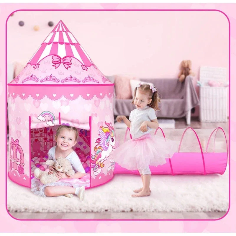 Unicorn Tent™ – Juegos mágicos – Carpa de juegos rosa