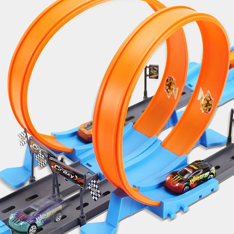 Double Race Track™ - Creatividad y diversión - Circuito en bucle