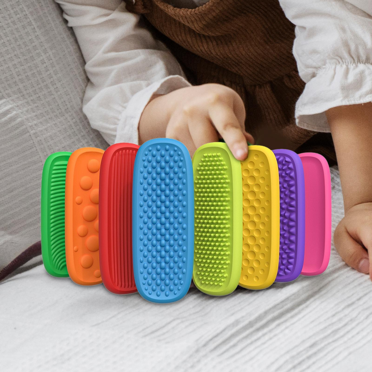 FidgiLine – Calmante y flexible: tira sensorial relajante