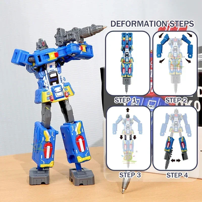 Flip Droid - Dibujar o transformar - Bolígrafo robot transformable