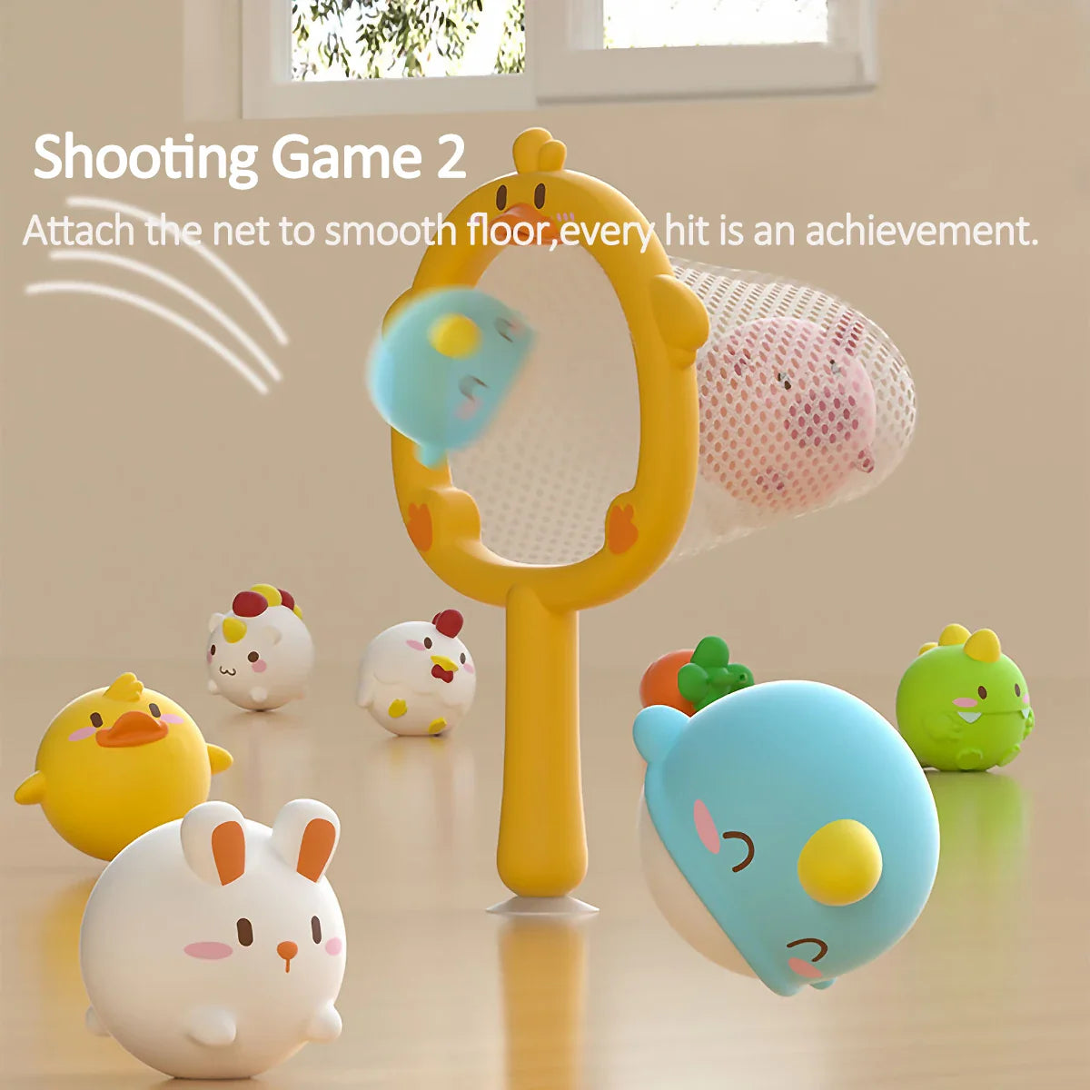 Squeaky Splash™ – Fiesta en la bañera - Red para peces en la bañera
