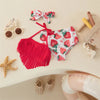 Mini Fashion™ - Bikini con flecos y diadema para el cabello