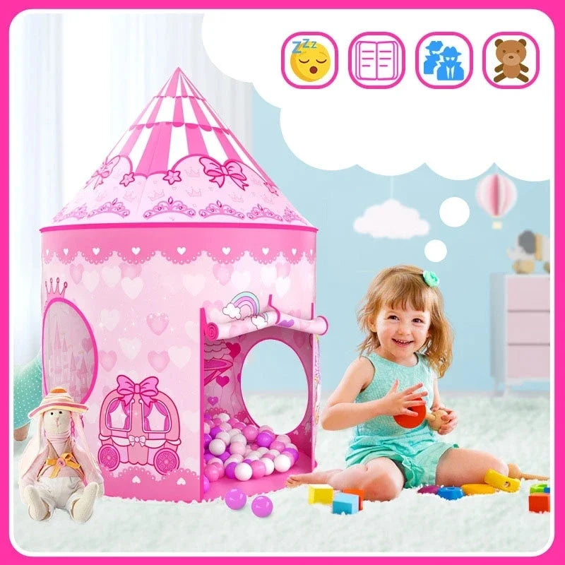 Unicorn Tent™ – Juegos mágicos – Carpa de juegos rosa