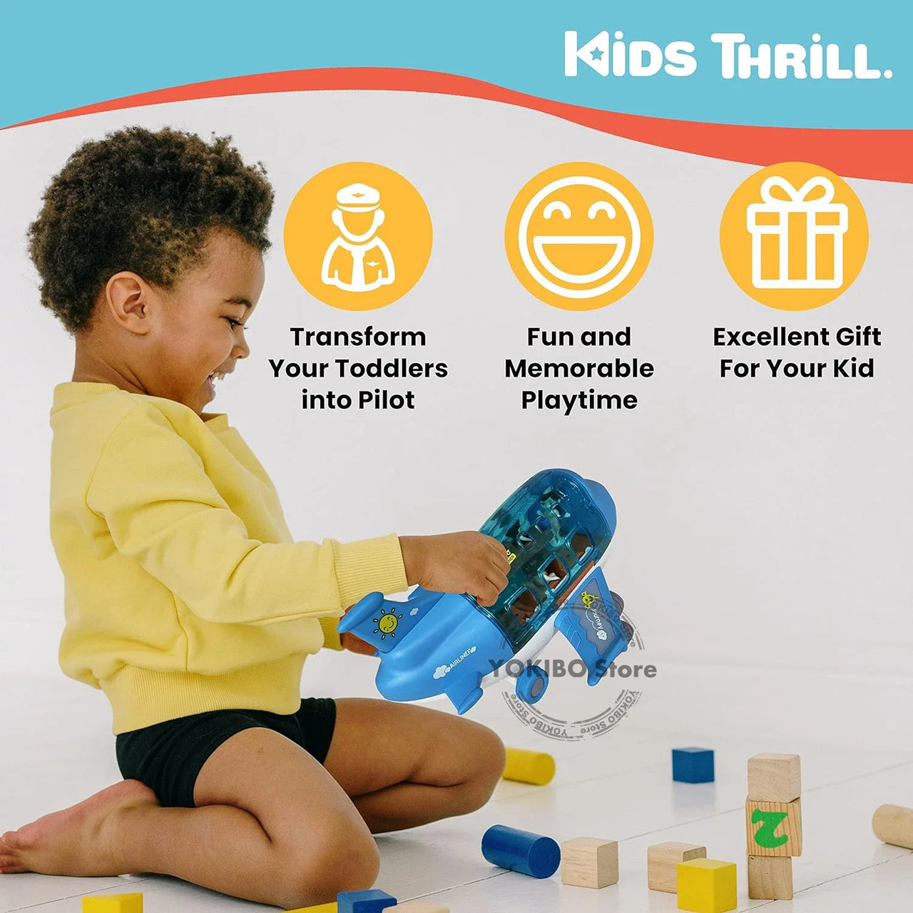Pilot Pals Plane™ - Perfect Copilot - Avión piloto