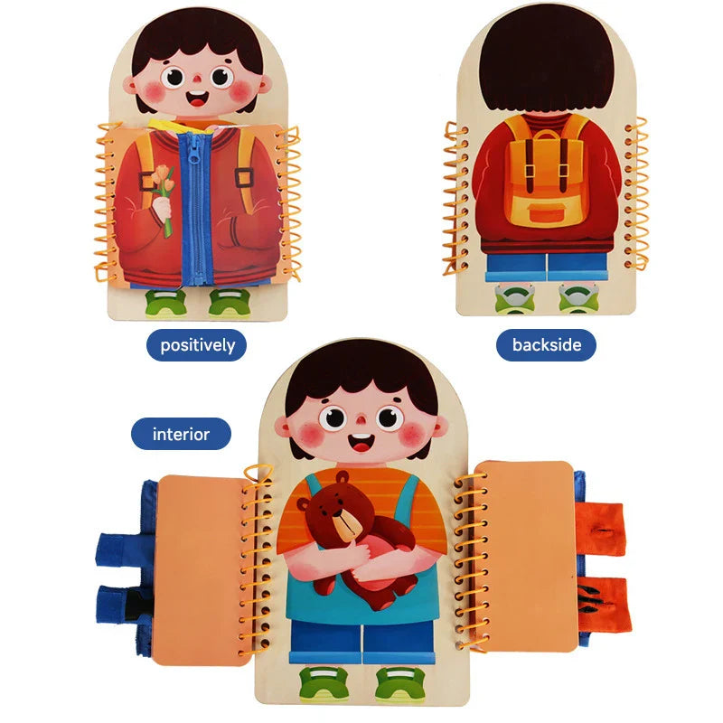 Little Helper™ - Botón y cremallera - Tablero de actividades