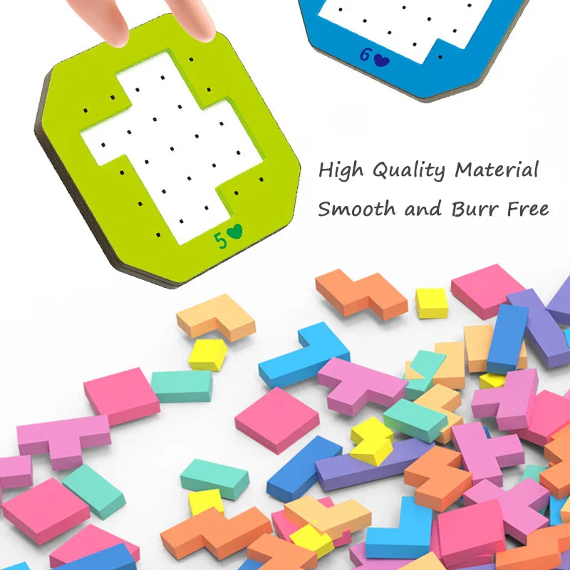 Colorful Tangram Puzzle™ - Creatividad y aprendizaje - Puzzle Tangram