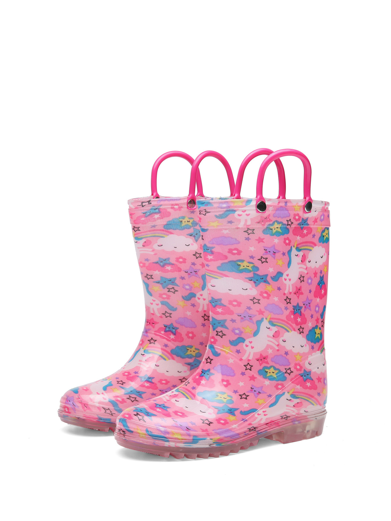RainySteps – Fáciles y resistentes al agua: botas de lluvia con estampado y lazo.