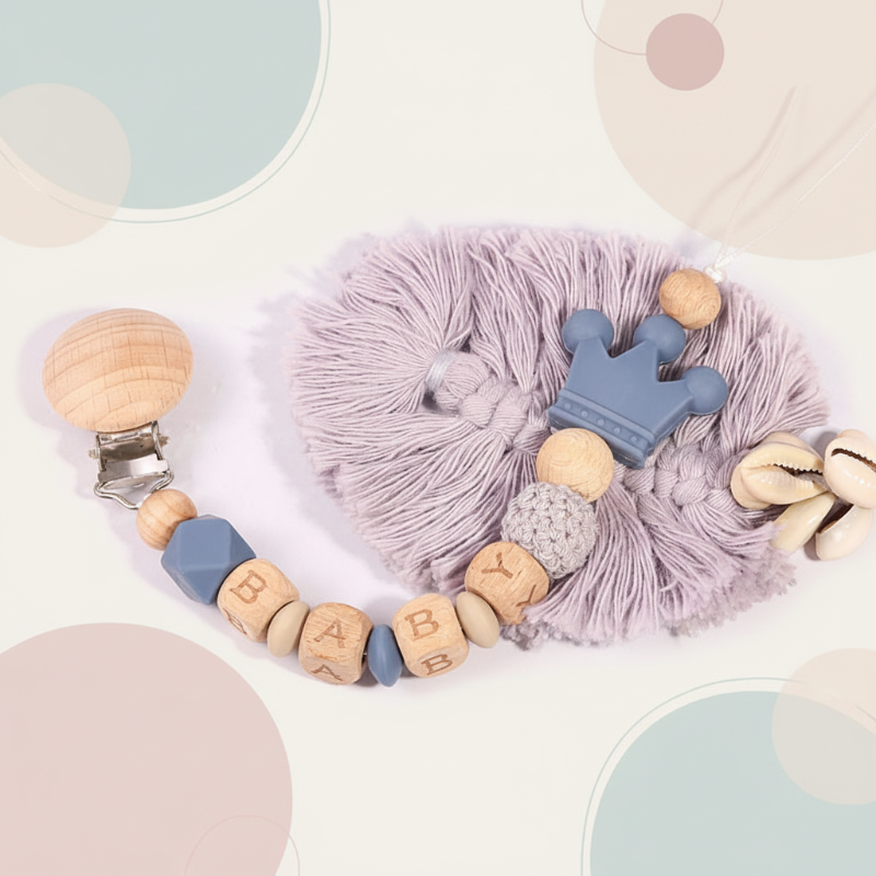 Personalized Pacifier Chain – Seguro y elegante: llavero para chupete personalizado