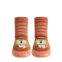 Thumbnail for Toddler Non-slip Socks™ - Steps in Style - Calcetines con suela y estampado animal