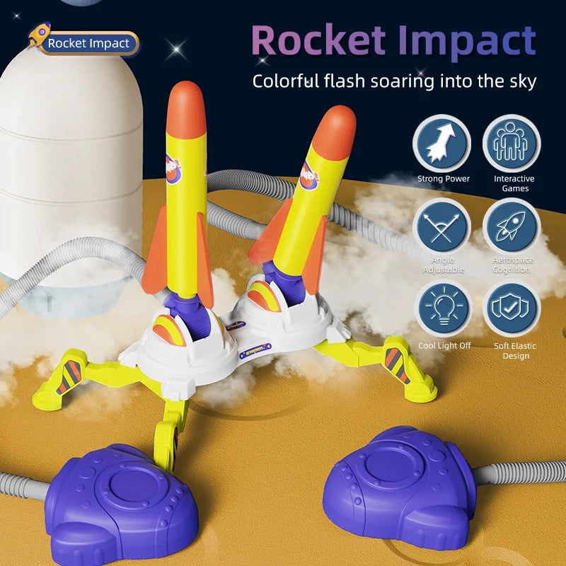Air Rocket - Salta y lanza - Juguete cohete